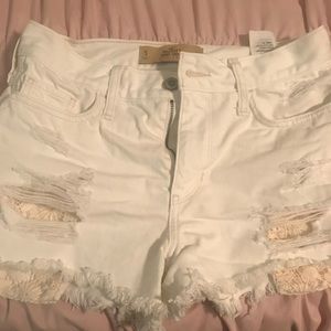 Hollister size 27 jean shorts